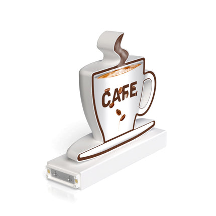 LED Light Up Coffe Mug Version 1, 3D, 6500k, H5.9