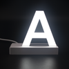 Magnetic LED Capital Letter, (A), Letter lights, Light Letter Box, Light Up Letters, 3D, H3.7
