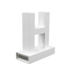 Magnetic LED Capital Letter, (H), Letter lights, Light Letter Box, Light Up Letters, 3D, H3.7