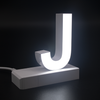 Magnetic LED Capital Letter, (J), Letter lights, Light Letter Box, Light Up Letters, 3D, H3.7