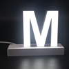 Magnetic LED Capital Letter, (M), Letter lights, Light Letter Box, Light Up Letters, 3D, H3.7