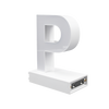 Magnetic LED Capital Letter, (P), Letter lights, Light Letter Box, Light Up Letters, 3D, H3.7