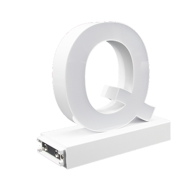 Magnetic LED Capital Letter, (Q), Letter lights, Light Letter Box, Light Up Letters, 3D, H3.7