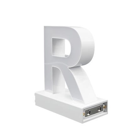 Magnetic LED Capital Letter, (R), Letter lights, Light Letter Box, Light Up Letters, 3D, H3.7