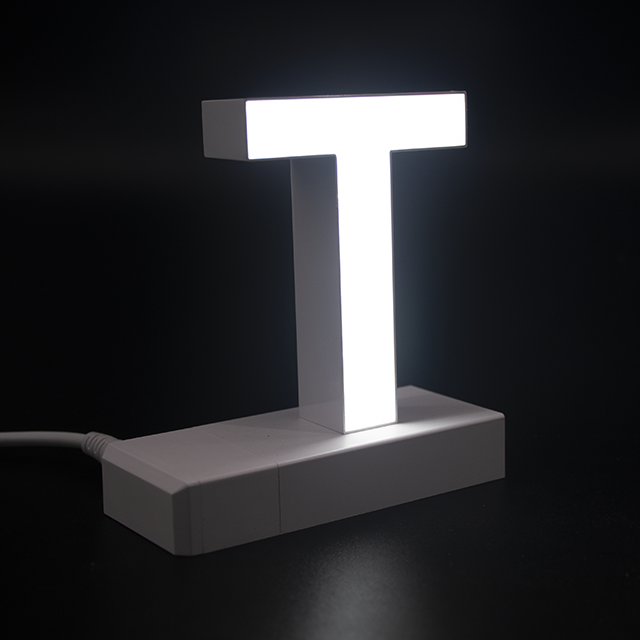 Magnetic LED Capital Letter, (T), Letter lights, Light Letter Box, Light Up Letters, 3D, H3.7