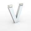 LED Top Track Series Capital Letter, (V), 6500k, H5.9